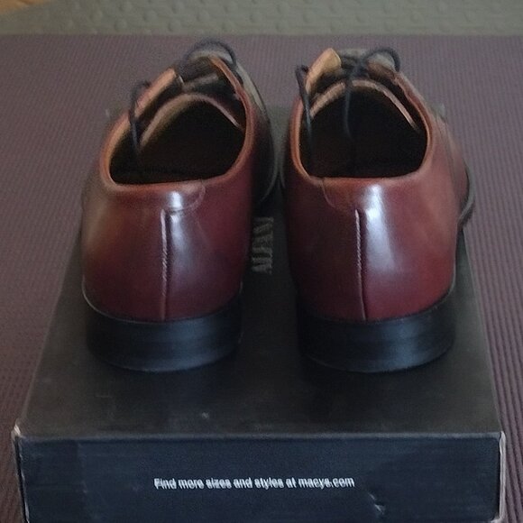 Alfani Men's Darwing Lace Up Leather NWB - Picture 8 of 15